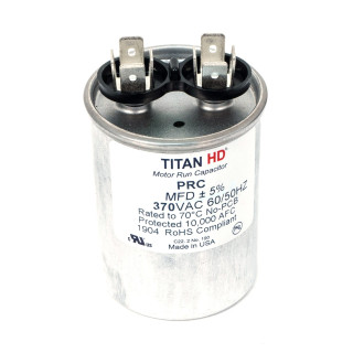 RUN CAPACITOR 25 MFD 370 V ROUND