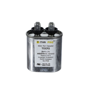 RUN CAPACITOR 2 MFD 440/370V OVAL