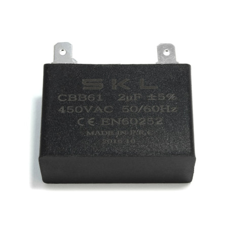 SKL CAPACITOR 2µF 450V 50/60Hz