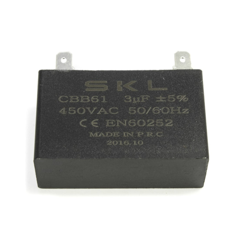 SKL CAPACITOR 3µF 450V 50/60Hz