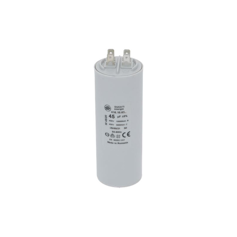 DUCATI CAPACITOR 45µF 450V 50/60Hz