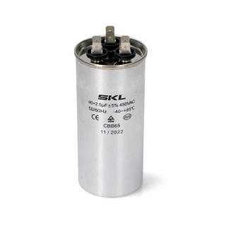 AIR CONDITIONING CAPACITOR 40+2.5µF 450V