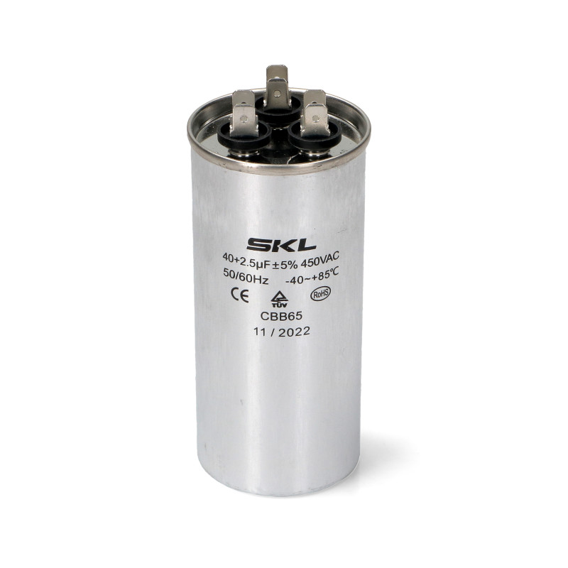 AIR CONDITIONING CAPACITOR 40+2.5µF 450V