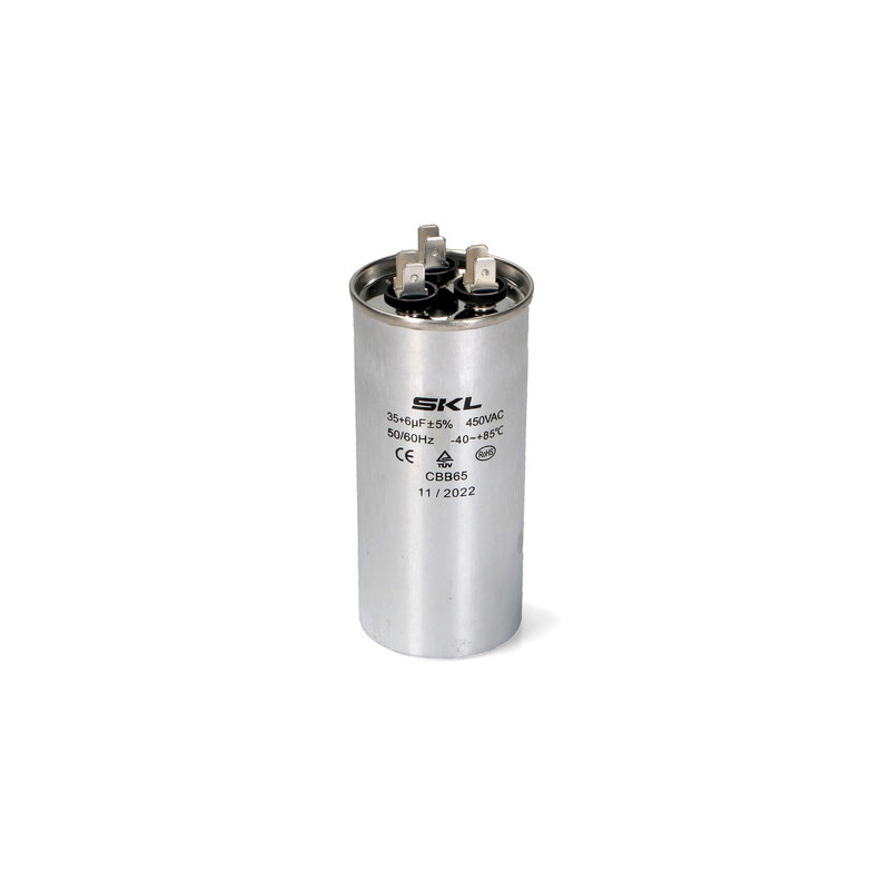 AIR CONDITIONING CAPACITOR 35+6µF 450V 50/60Hz