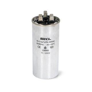AIR CONDITIONING CAPACITOR 35+2.5µF 450V 50/60Hz
