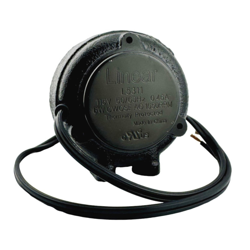 UNIT BEARING MOTOR 115V 50/60HZ 6W CW 1550 RPM