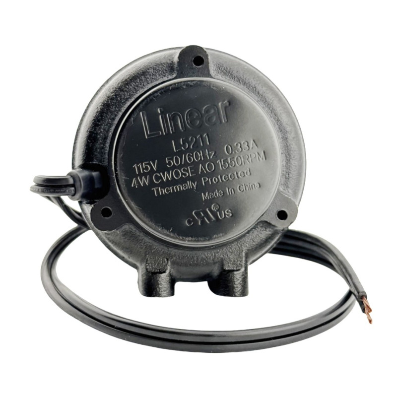 UNIT BEARING MOTOR 115V 50/60HZ 4W CW 1550 RPM