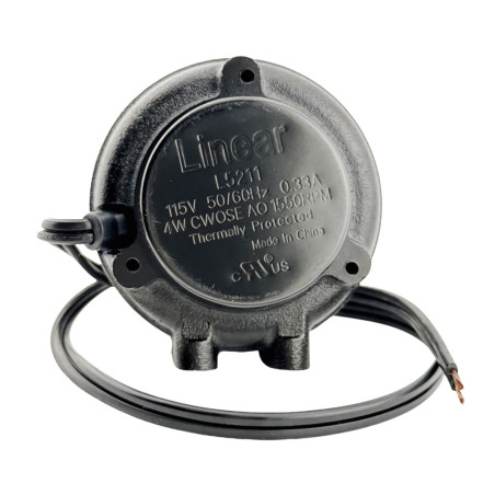 UNIT BEARING MOTOR 115V 50/60HZ 4W CW 1550 RPM