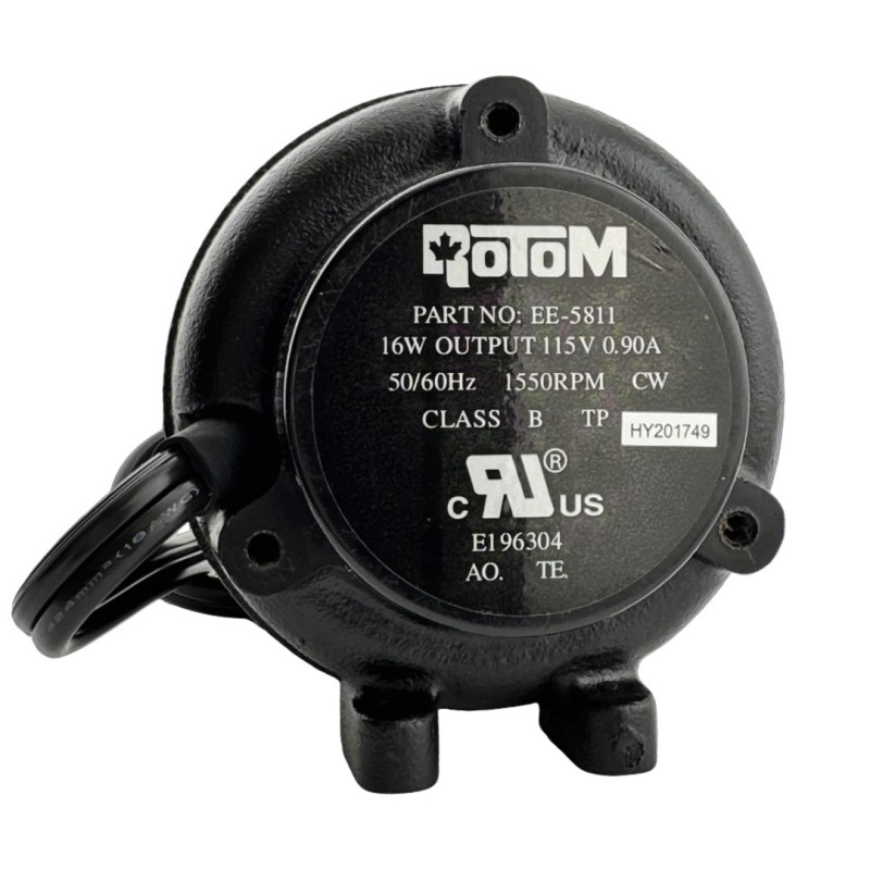 UNIT BEARING MOTOR 115V 50/60HZ 16W CW 1550 RPM