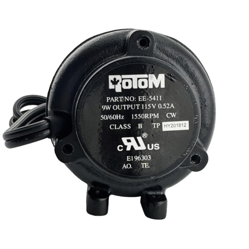 UNIT BEARING MOTOR 115V 50/60HZ 9W CW 1550 RPM