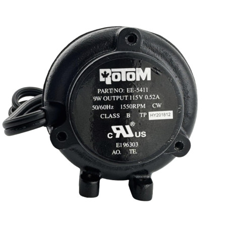 UNIT BEARING MOTOR 115V 50/60HZ 9W CW 1550 RPM