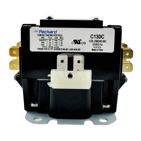 CONTACTOR 208/240V 50/60HZ 1P 30 A