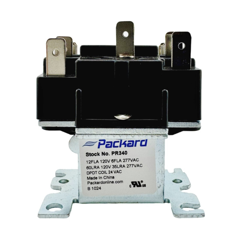 SWITCHING FAN RELAY DPDT 24V 50/60HZ