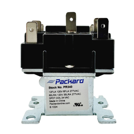 SWITCHING FAN RELAY DPDT 24V 50/60HZ
