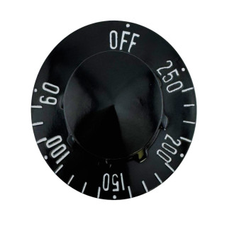 BLACK KNOB TERMOSTAT 60-250F