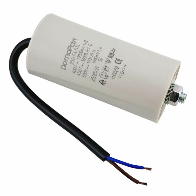 CAPACITOR  25µF WITH CABLE 450V 50/60Hz