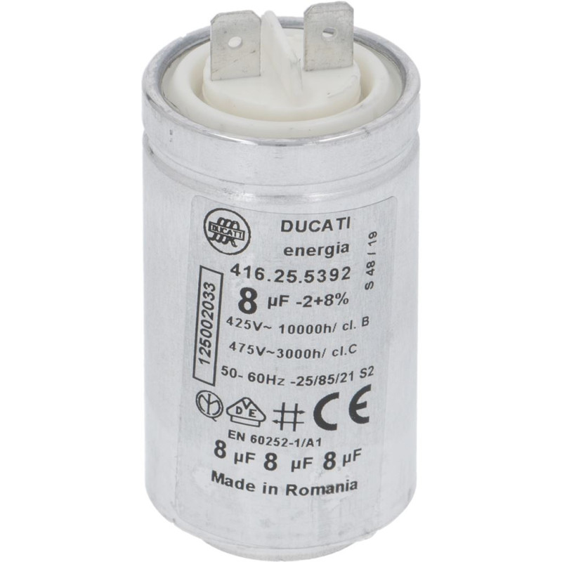 ELECTROLUX 1250020334 CAPACITOR DUCATI 8µF