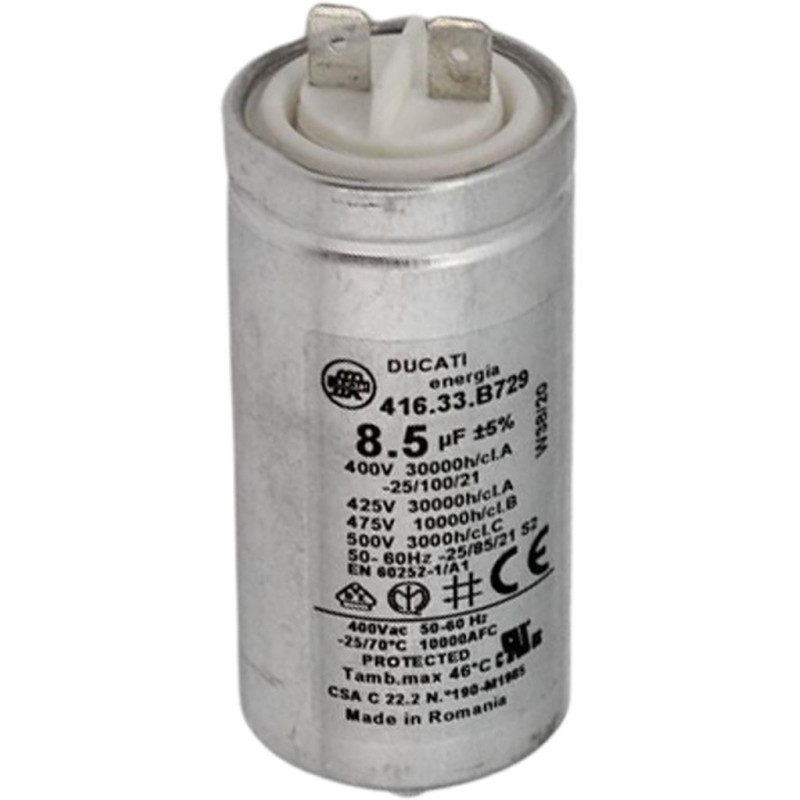 WHIRLPOOL C00258619 CAPACITOR 8.5µF 450V