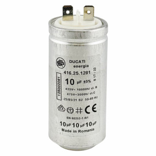 ELECTROLUX 1250020615 MOTOR CAPACITOR 10 MF