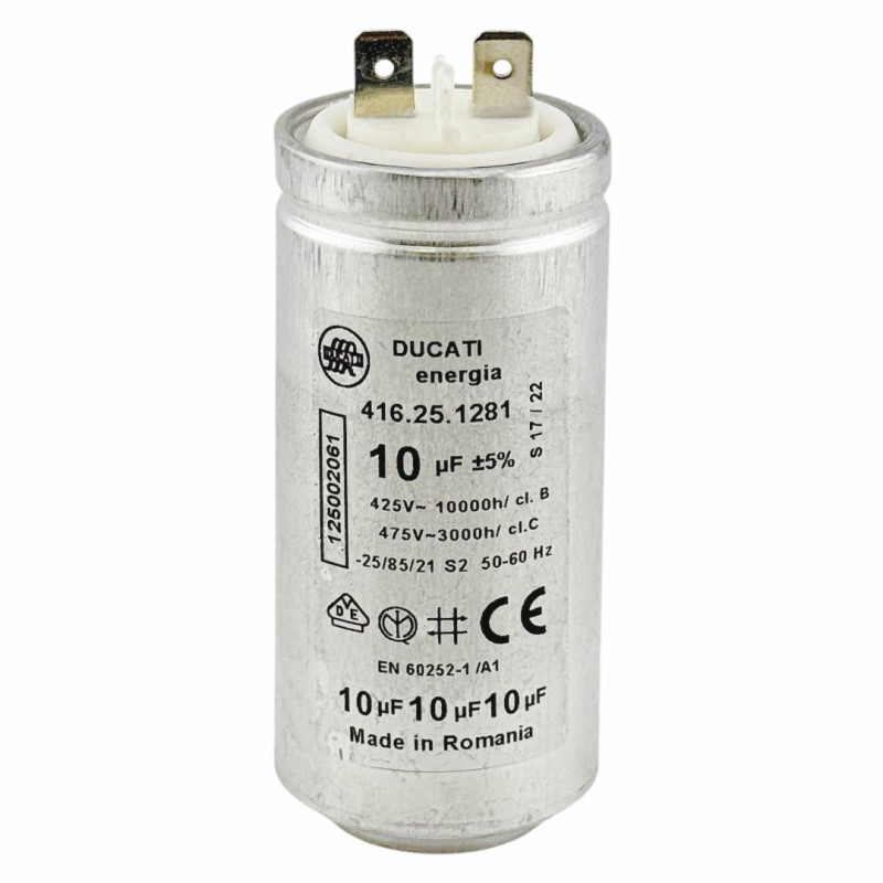 ELECTROLUX 1250020615 MOTOR CAPACITOR 10 MF