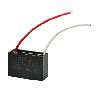 FAN CAPACITOR 2µF 450V 50/60Hz