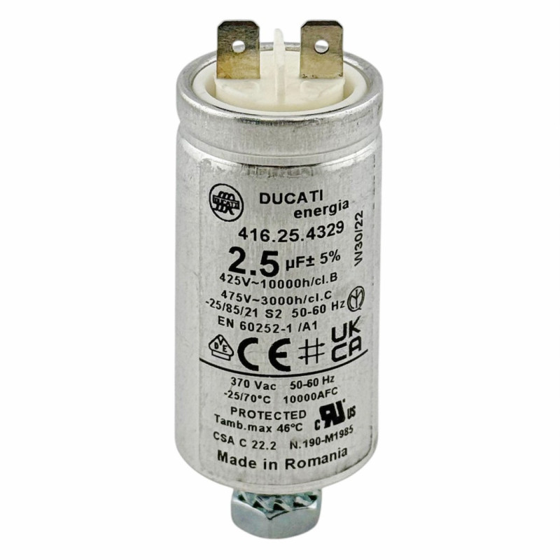 DUCATI CAPACITOR 2.5µF 450V 50/60Hz