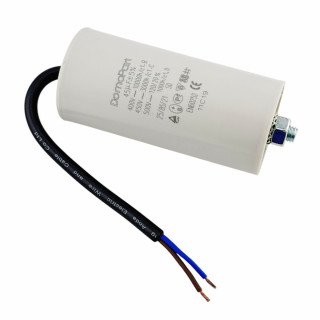 CAPACITOR WITH CABLE 40µF 450V 50/60Hz