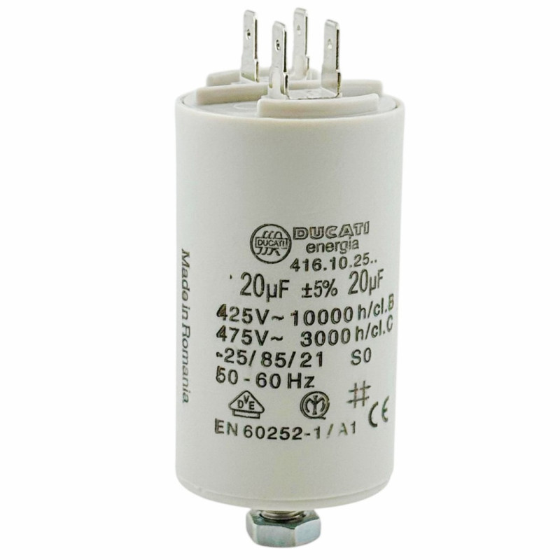 DUCATI CAPACITOR  20µF 450V 50/60Hz
