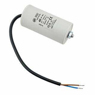 DUCATI CAPACITOR  40µF C/CABLE 450V 50/60Hz