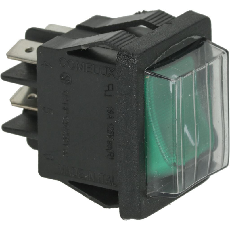 POWER SWITCH GREEN LIGHT 120V 20A