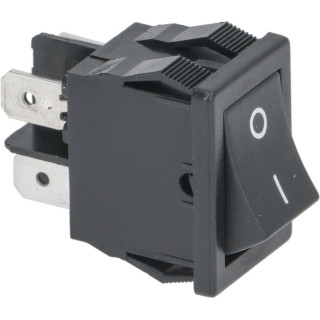 BIPOLAR SWITCH BLACK 16A 250V