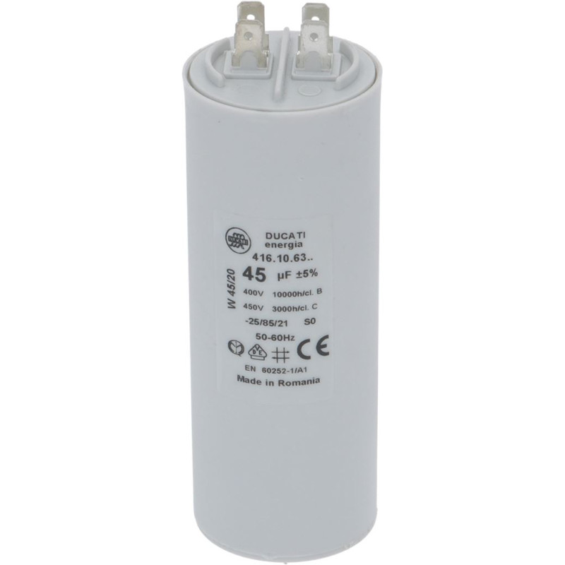 DUCATI CAPACITOR 45µF 450V 50/60Hz