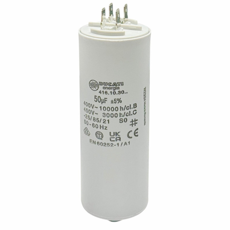 DUCATI CAPACITOR 50µF 450V 50/60Hz