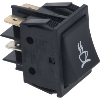 BIPOLAR SWITCH BLACK 16A