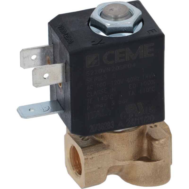 ROCKET SOLENOID VALVE OLAB 2-WAYS ø 1/8" 110/120V