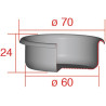 IMS COFFE FILTER BARISTAPRO 2 CUPS 18 GRAM NANOTECH