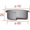 IMS BARISTAPRO NANOTECH PRECISION RIDGELESS DOUBLE  22 GRAM