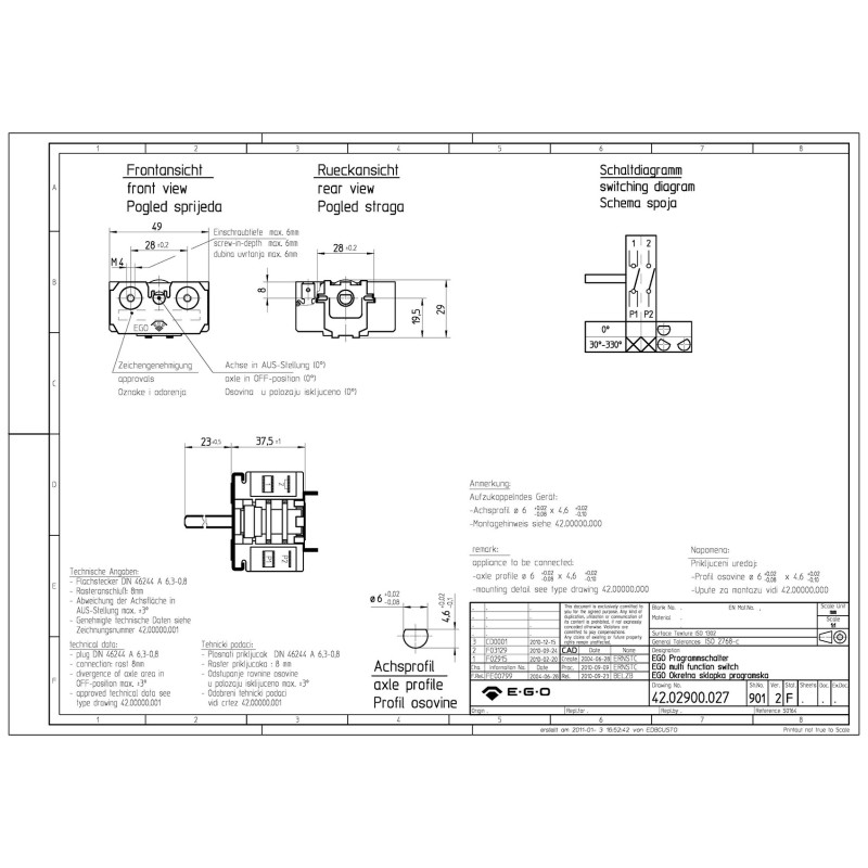 GLOBE U03041215033 SWITCH