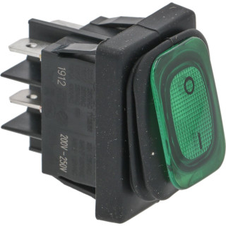 SWITCH BIPOLAR  GREEN 16A 250V