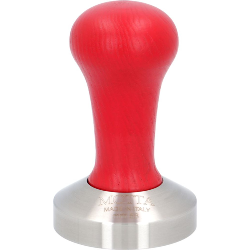 MOTTA 8100/R PROFESSIONAL WOOD AND STAINLESS STEEL 58 MM, RED HANDLE