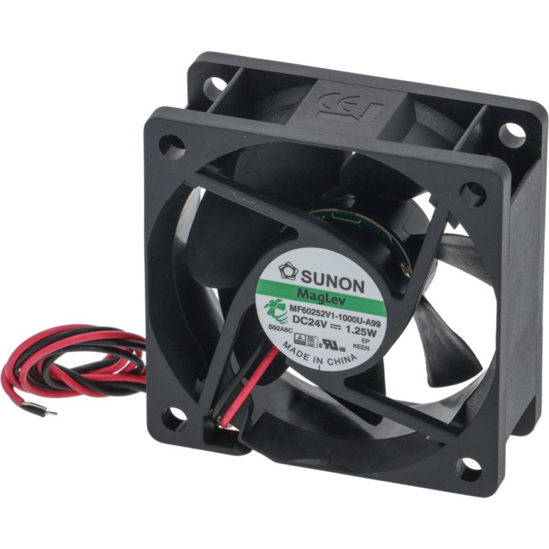 SUNON  AXIAL FAN 60x60x25 MM 24VDC 1.25W 4500 RPM