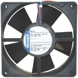 AXIAL FAN EBM 4314L 24VDC 1.2W 1550RPM