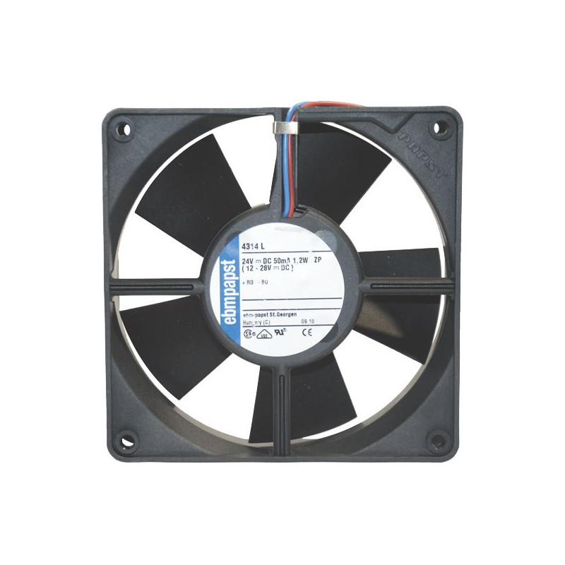 AXIAL FAN EBM 4314L 24VDC 1.2W 1550RPM