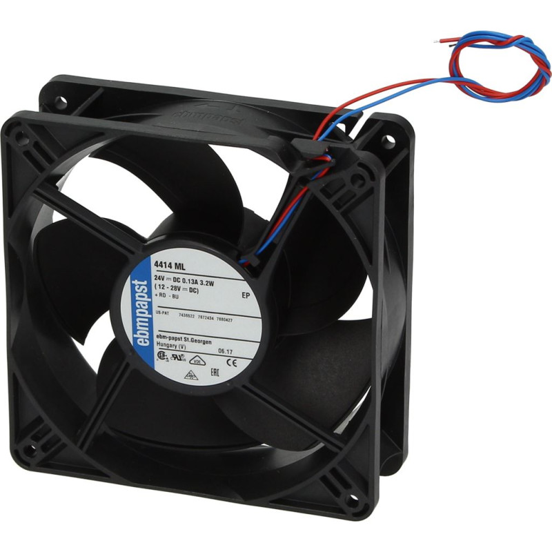 AXIAL FAN EBM 4414ML 24VDC 3.2W 3000 RPM