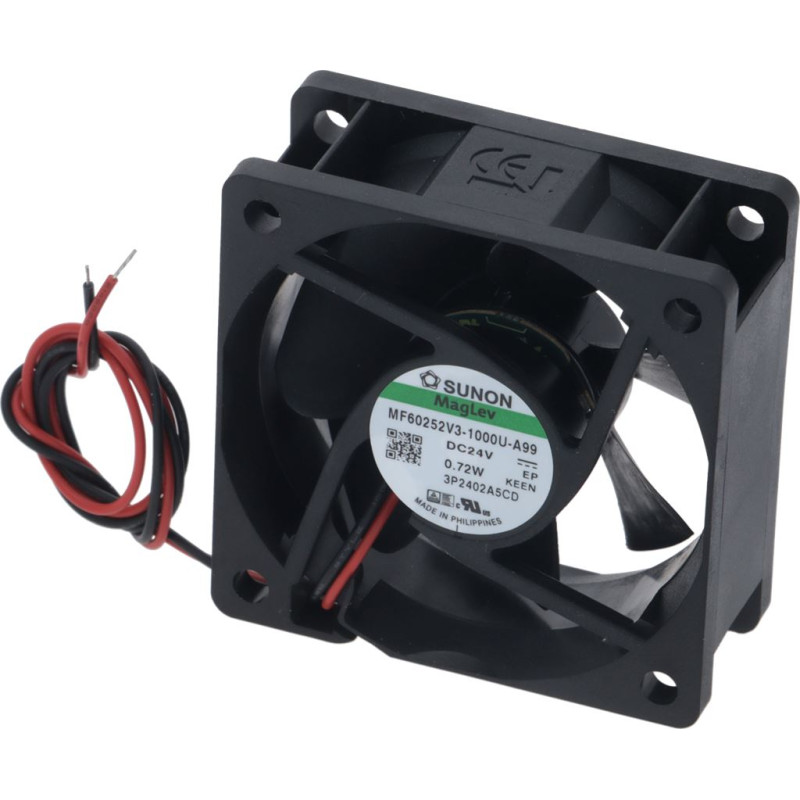 AXIAL FAN 60x60x25 mm 24Vdc 0.72W 3000rpm