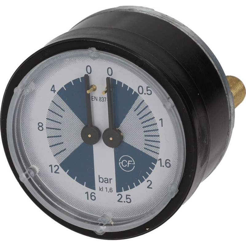 PRESSURE GAUGE BOILER-PUMP ø 62 mm