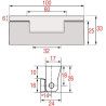 CHROME-PLATED HINGE 4484