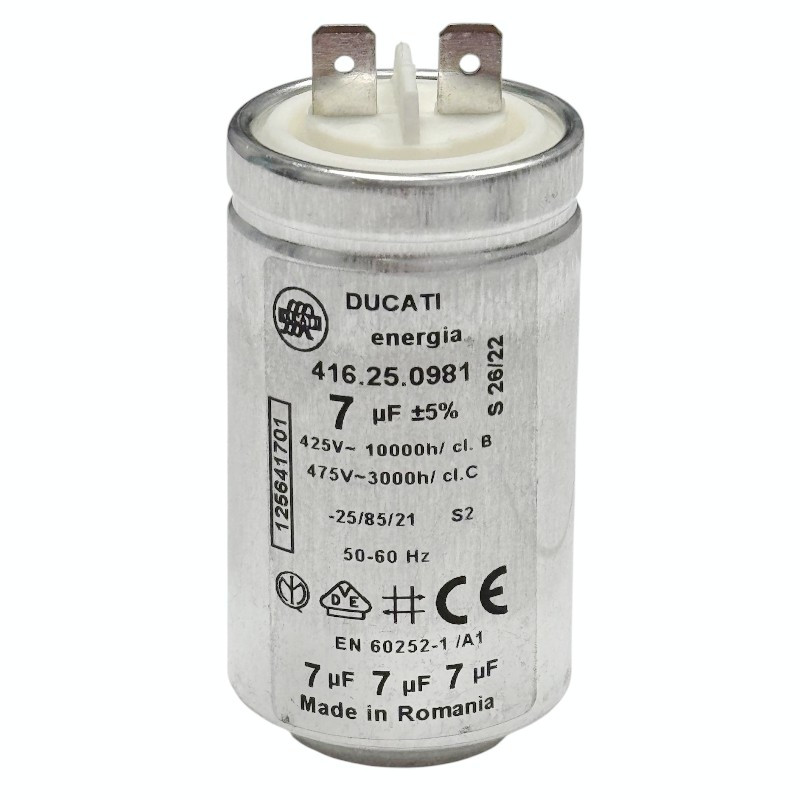 DUCATI CAPACITOR 7µF 450v 50/60HZ