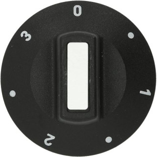 EGO KNOB BLACK ø 50 mm 0-1-2-3