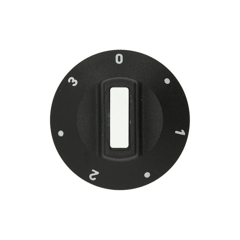 EGO KNOB BLACK ø 50 mm 0-1-2-3